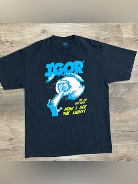 Authentic IGOR Golf Wang Graphic Tee • Blue • Size M • Tyler, The Creator, GUC